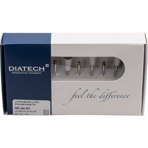 DIATECH COMPOSHINE ULTRA 10 stk. hvit, RA, figur 030 beger, 9,5 mm, ISO 060