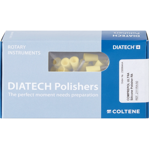 DIATECH COMPREPOL ULTRA 50 stk. gul, RA, figur 030 begerform, 9,5 mm, ISO 060