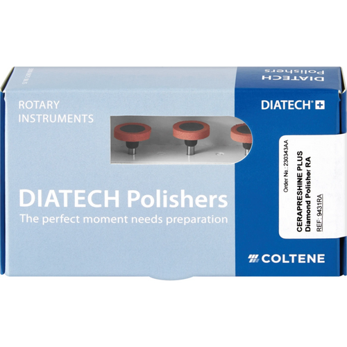 DIATECH CERAPRESHINE PLUS 5 røde, RA fasong 372 skive, 2 mm, ISO 110