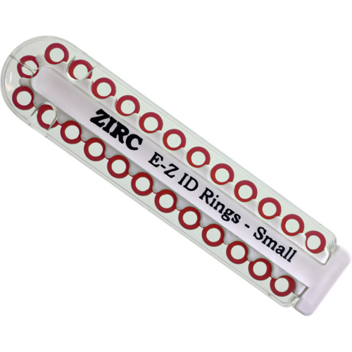 EZ-ID merkeringer 25 stk rød, 3 mm