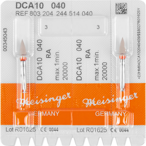 Diamant polerer DCA04/10 2 stk beige, RA, fasong 244, 13 mm, ISO 040