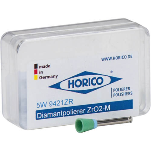 Diamant polerer 9421 5 stk. grønn, RA, begerformet
