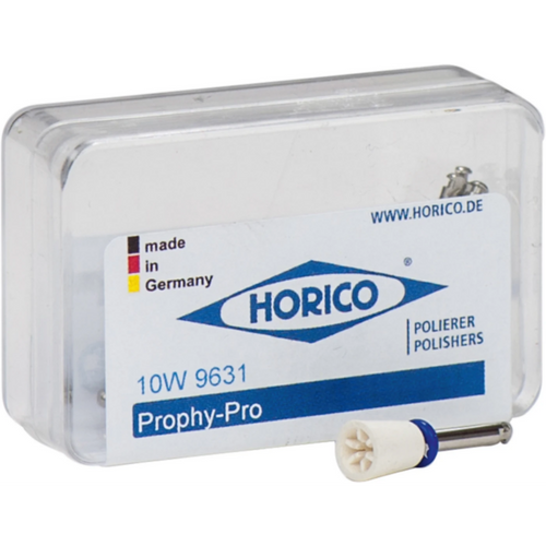 Diamant polerer profylakse 10 stk hvit, RA, begerformet