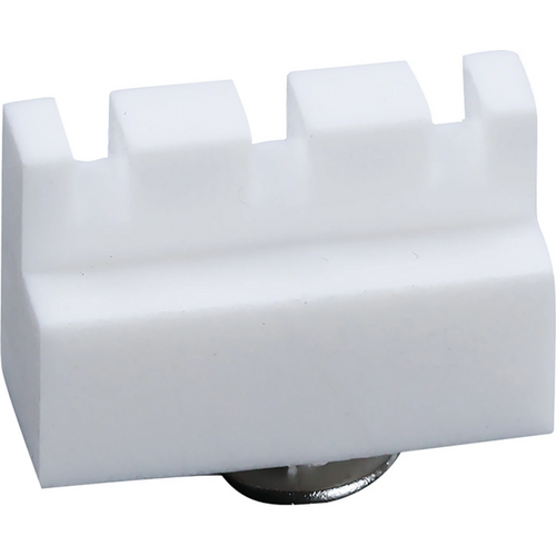 PTFE holder stk. inkludert skrue, for 3 pinsetter