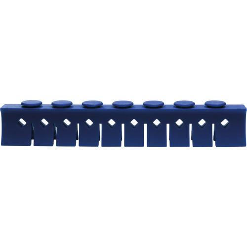 Silikonholder for instrumenter stk. blå, for 10 instrumenter, 3029-L+M