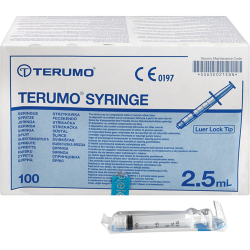 Terumo sprøyter 100 stk. 2,5 ml