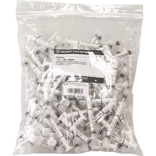 Tom sprøyte 100 stk. 1,2 ml nøytral