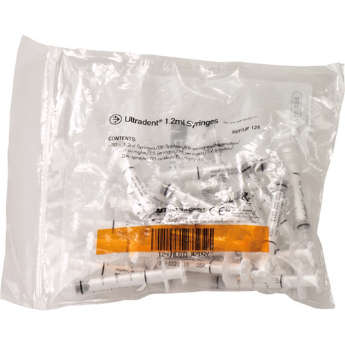 Tom sprøyte 20 stk. 1,2 ml nøytral