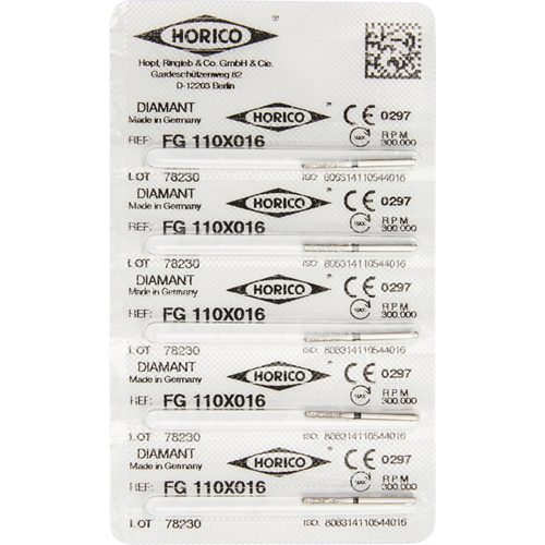 Diamant 110 5 stk. svart ekstra grov, FG, fasong 110, 6 mm, ISO 016