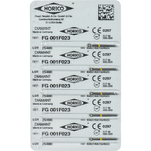 Diamant 001 5 stk gul x-fin, FG, fasong 001, ISO 023