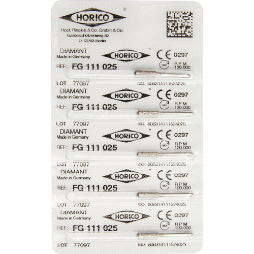 Diamant 111 5 FG, fasong 111, 8 mm, ISO 025
