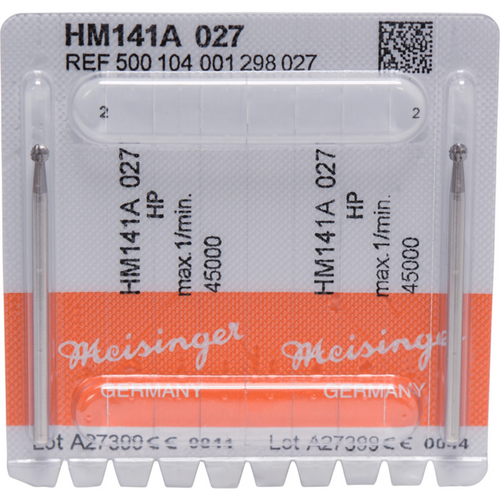 Kirurgisk bor HM 141 2 stk krysskuttet HP, fasong 001, ISO 027