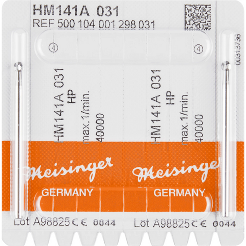 Kirurgisk bor HM 141 2 stk krysskjær HP, fasong 001, ISO 031