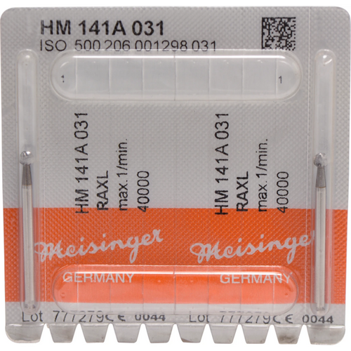 Kirurgisk bor HM 141 2 krysskutt, RA XL, fasong 001, ISO 031