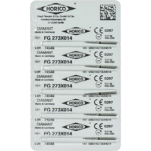 Diamant 273 5 stk svart ekstra grov, FG, fasong 273, 8 mm, ISO 014