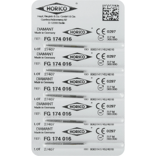 Diamant 174 5 stk FG, fasong 174, 11,5 mm, ISO 016