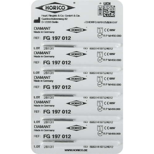 Diamant 197 5 FG, figur 197, 6 mm, ISO 012