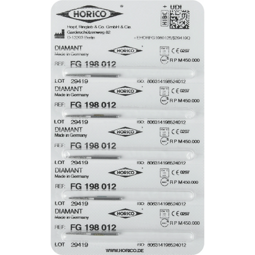 Diamant 198 5 FG, fasong 198, 8 mm, ISO 012