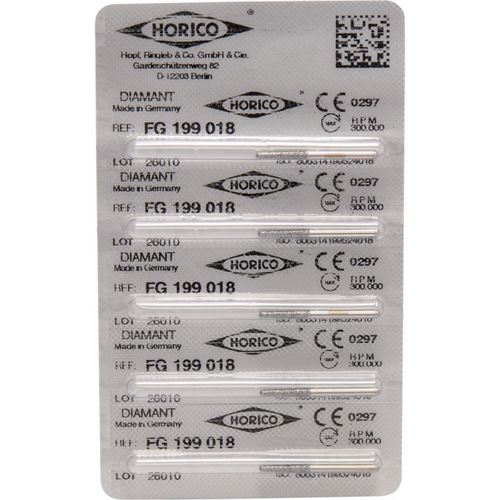 Diamant 199 5 stk FG, fasong 199, 10 mm, ISO 018