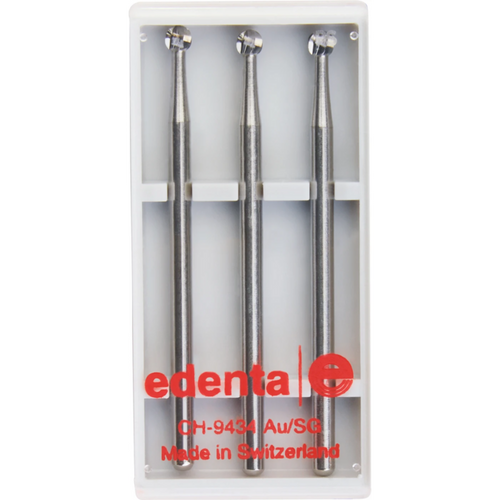 Kirurgisk hardmetallfreser HM C141 3 stk. HP, fasong 001, ISO 027