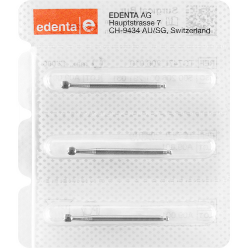 Kirurgisk hardmetallfreser HM C141 3 stk RA XL, figur 001, ISO 031