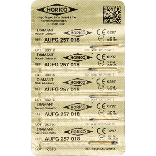 Diamant AuFG 257 5 stk FG, figur 257, ISO 018