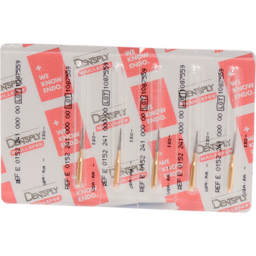 Endo-Z-bone bor 5 stk., 6 skjærekanter, konisk RA, 24,5 mm, 0,9 mm