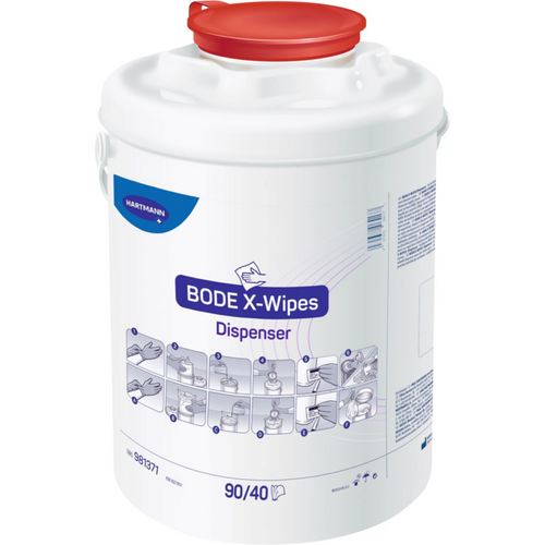 BODE X-Wipes dispenser for kluter stk. rød