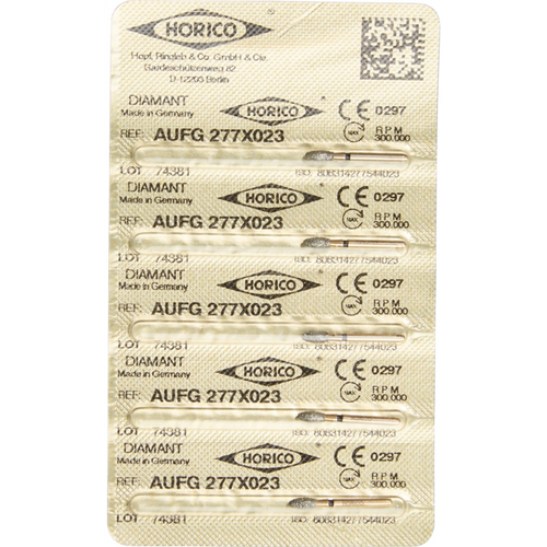 Diamant AuFG 277 5 stk. svart ekstra grov, FG, figur 277, ISO 023