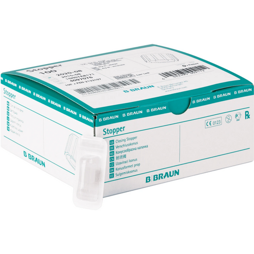 Låsekjegle for stopper 100 stk. hvite