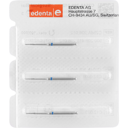 Kirurgisk benfres C254A 3 stk. RA XL, figur 415, 6 mm, ISO 012