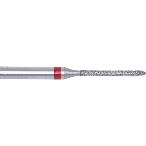 Diamant 289 5 stk rød fin, FG, fasong 289, 8 mm, ISO 008