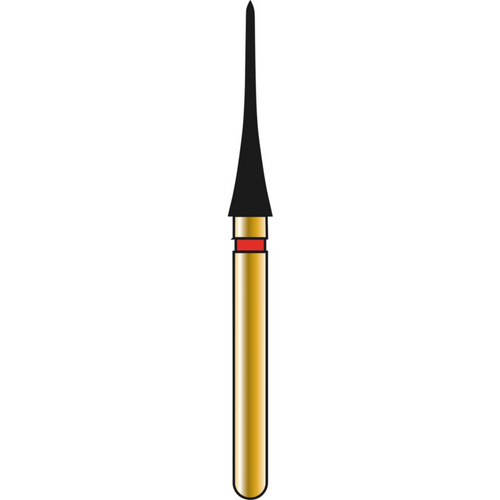 DIATECH diamanter G392 5 stk. rød fin (F), figur 465 interdental, 10 mm, ISO 021