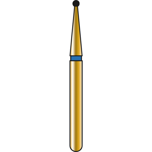 DIATECH diamanter G801 5 stk. blå medium (M), FG, fasong 001 kule, 0,9 mm, ISO 009