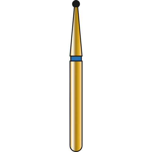 DIATECH diamanter G801 5 stk blå medium (M), FG, figur 001 kule, 1 mm, ISO 010