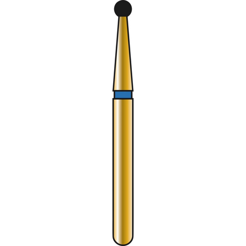 DIATECH diamanter G801 5 stk. blå medium (M), FG, figur 001 kule, 1,4 mm, ISO 014