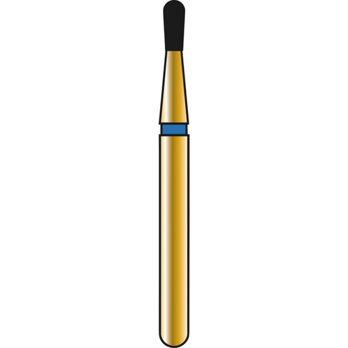 DIATECH diamanter G830 5 stk. blå medium (M), FG, figur 233 pære, 2,7 mm, ISO 012