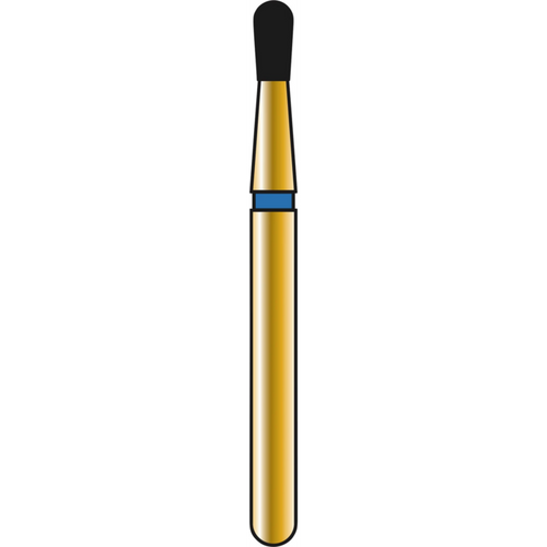DIATECH diamanter G830 5 stk. blå medium (M), FG, figur 233 pære, 2,7 mm, ISO 014