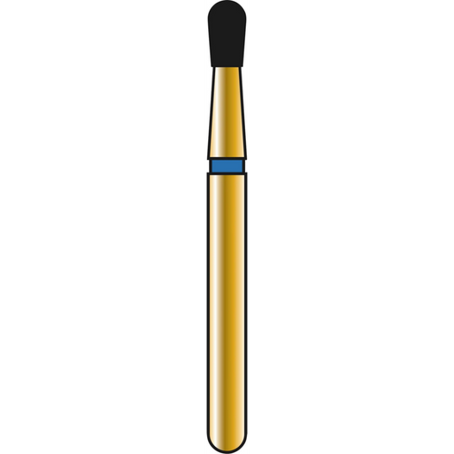 DIATECH diamanter G830 5 stk. blå medium (M), FG, figur 233 pære, 2,7 mm, ISO 016