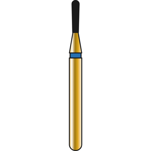DIATECH diamanter G830L 5 stk blå medium (M), FG, figur 234 pære lang, 4 mm, ISO 010