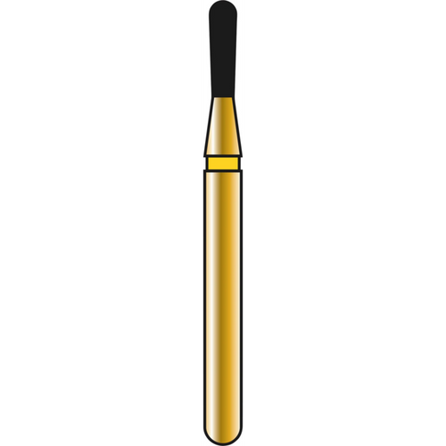 DIATECH diamanter G830L 5 stk. gul ekstra fin (EF), FG, figur 234 pære lang, 4 mm, ISO 012