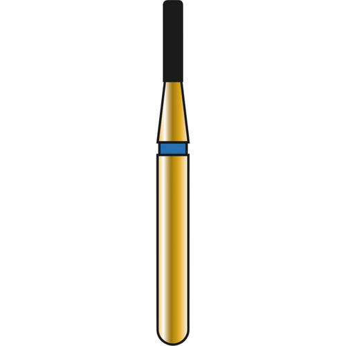 DIATECH diamanter G835R 5 stk blå medium (M), FGSS, figur 156 sylinder med avrundet kant, 4 mm, ISO 010