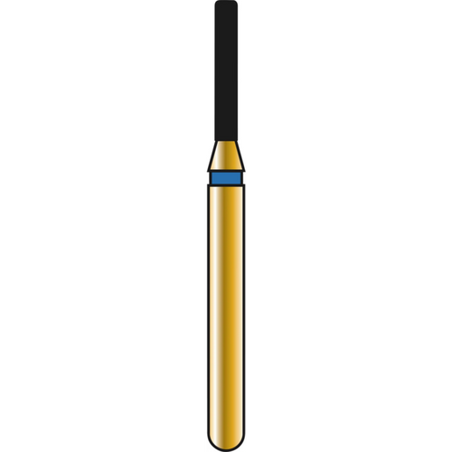 DIATECH diamanter G836R 5 stk blå medium (M), FG, figur 157 sylinder med avrundet kant, 6 mm, ISO 010