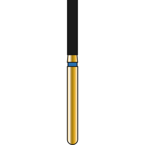 DIATECH diamanter G837 5 stk. blå medium (M), FG, figur 111 sylinder med flat kant, 8 mm, ISO 016