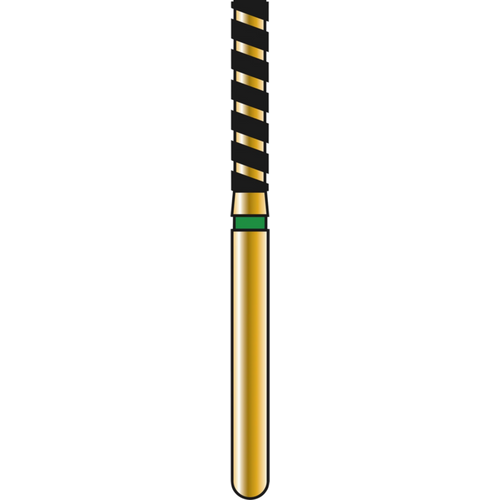 DIATECH diamanter G837T 5 stk grønn grov (C), FG, figur 111 sylinder flat kant, 8 mm, ISO 016