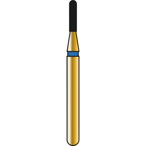 DIATECH diamanter G838 5 stk. blå medium (M), FG, fasong 139 sylinder avrundet, 4 mm, ISO 010