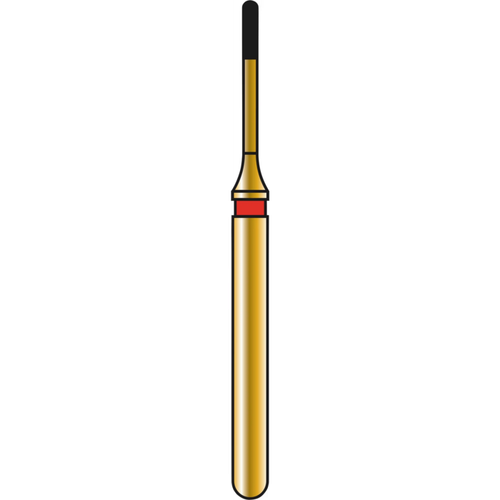 DIATECH diamanter G838M 5 stk. rød fin (F), FG, fasong 139 sylinder avrundet, 2,5 mm, ISO 007