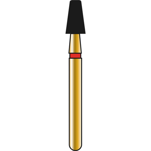 DIATECH diamanter G845R 5 stk. rød fin (F), FG, figur 544 konisk avrundet, 4 mm, ISO 025