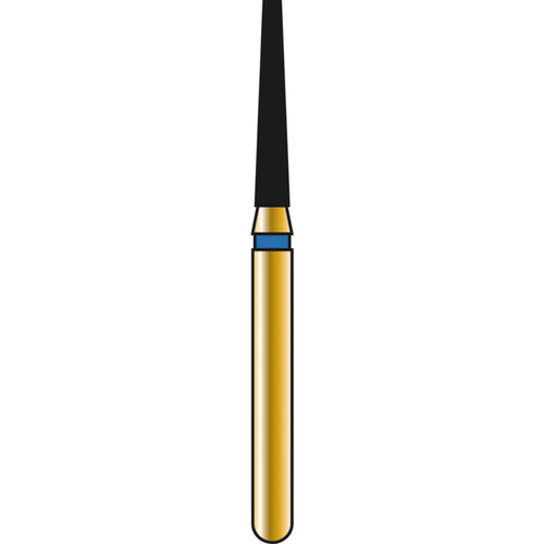 DIATECH diamanter G847 5 stk. blå medium (M), FG, fasong 172 konisk flat ende, 8 mm, ISO 014