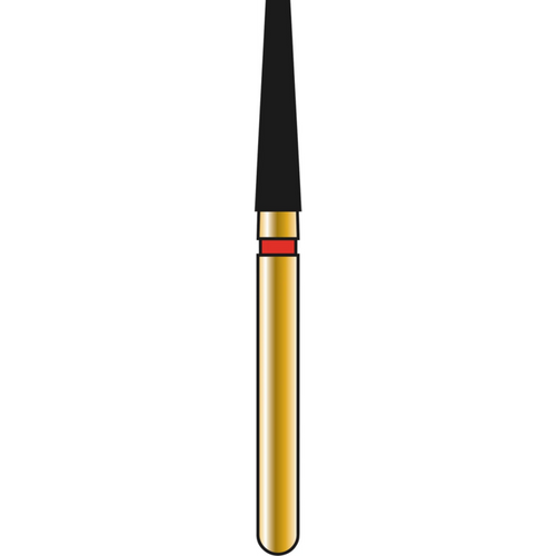 DIATECH diamanter G847 5 stk. rød fin (F), FG, figur 172 konisk med flat ende, 8 mm, ISO 018